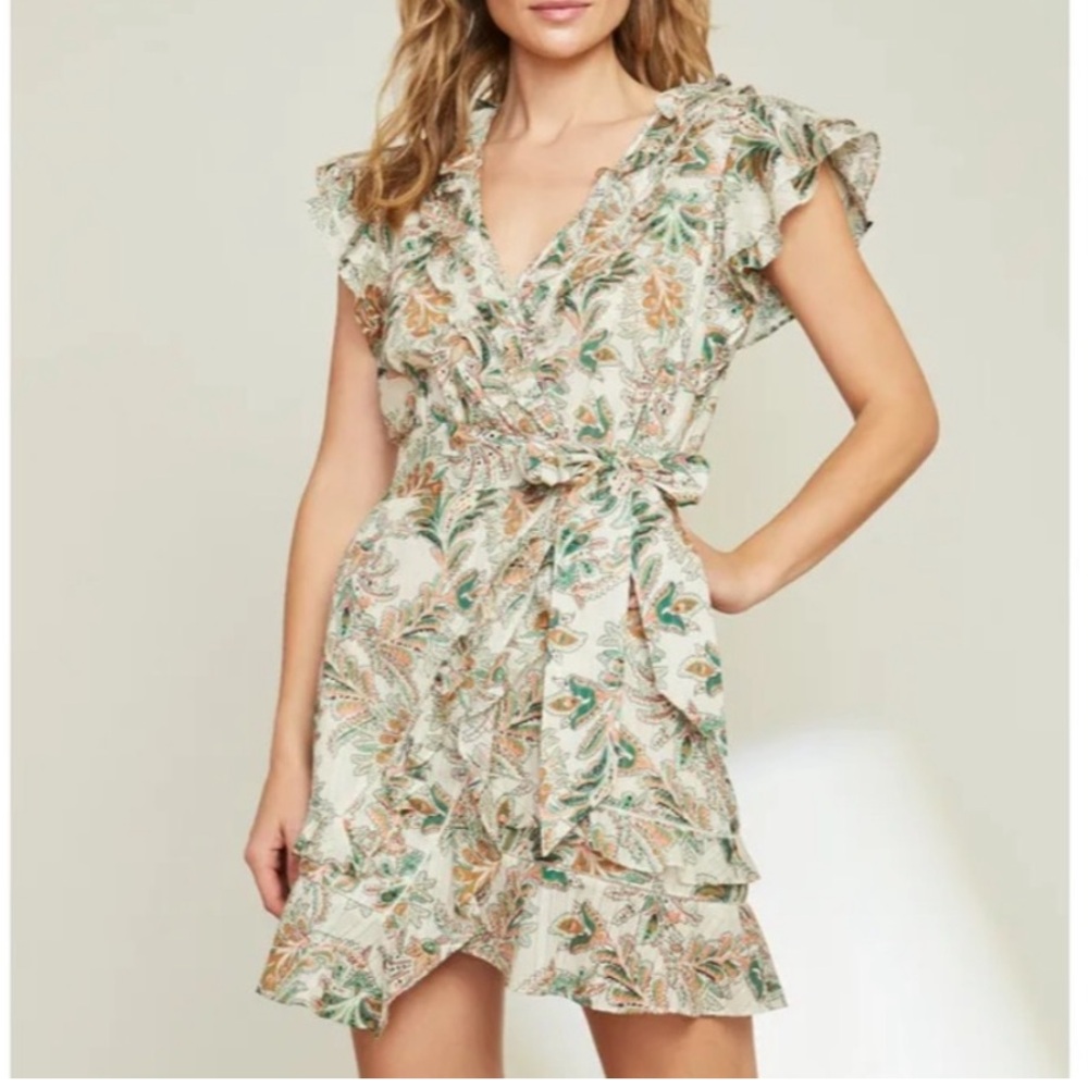 VERONICA BEARD
Floral Print Mini Dress 100% Cotton; Lining 100% Cotton